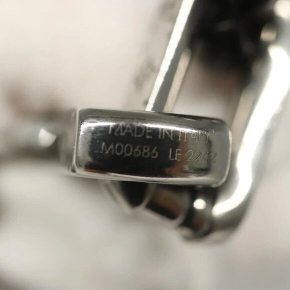 LOUIS VUITTON Bracelet Monogram Chain metal Silver tone - Picture 8 of 9